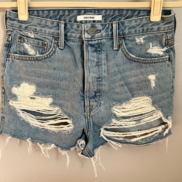Grlfrnd Denim Shorts - Picture 1 of 2